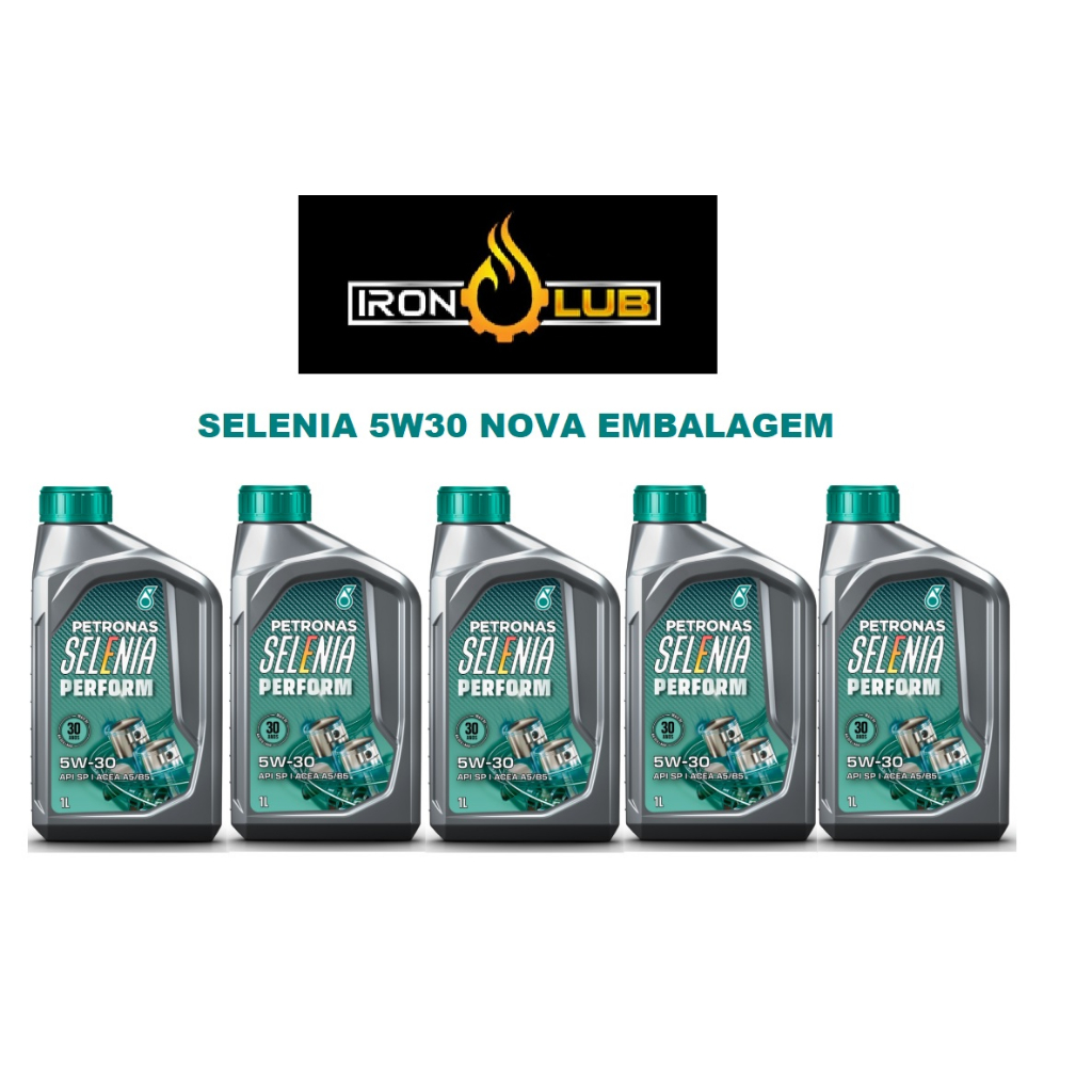 KIT COM 5 LITROS DE SELENIA 5W30 API SP ORIGINAL DA FIAT