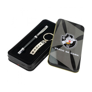 Jogo Com Caneta Roller Ball E Chaveiro Abridor De Garrafas - Vasco em Oferta na Shopee