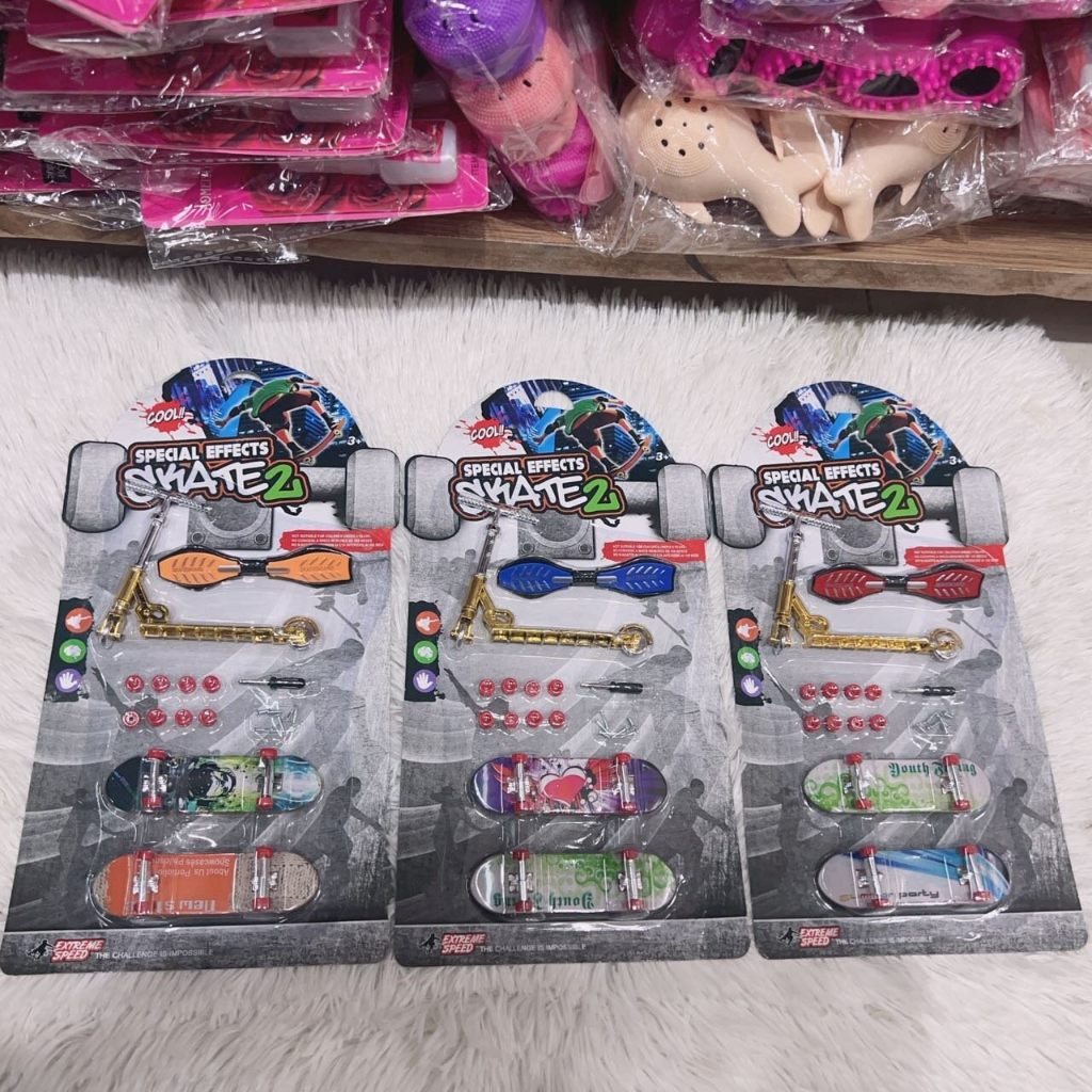 Skate de Dedo-Kit com 4 Skates de dedo Radicais Brinquedos de Meninos!WJ20 em Oferta na Shopee