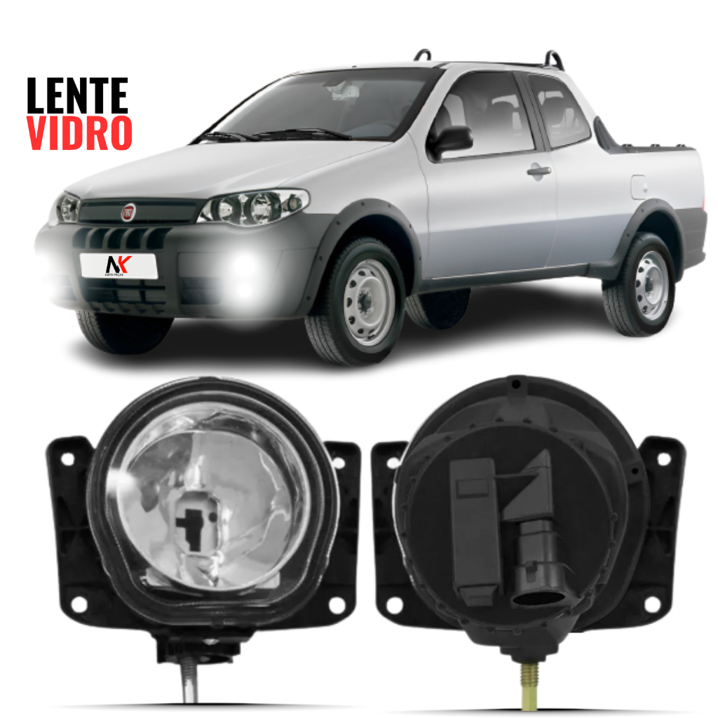 Farol Milha Fiat Strada 2005 2006 2007 2008 2009 2010 2011 2012 em Oferta na Shopee