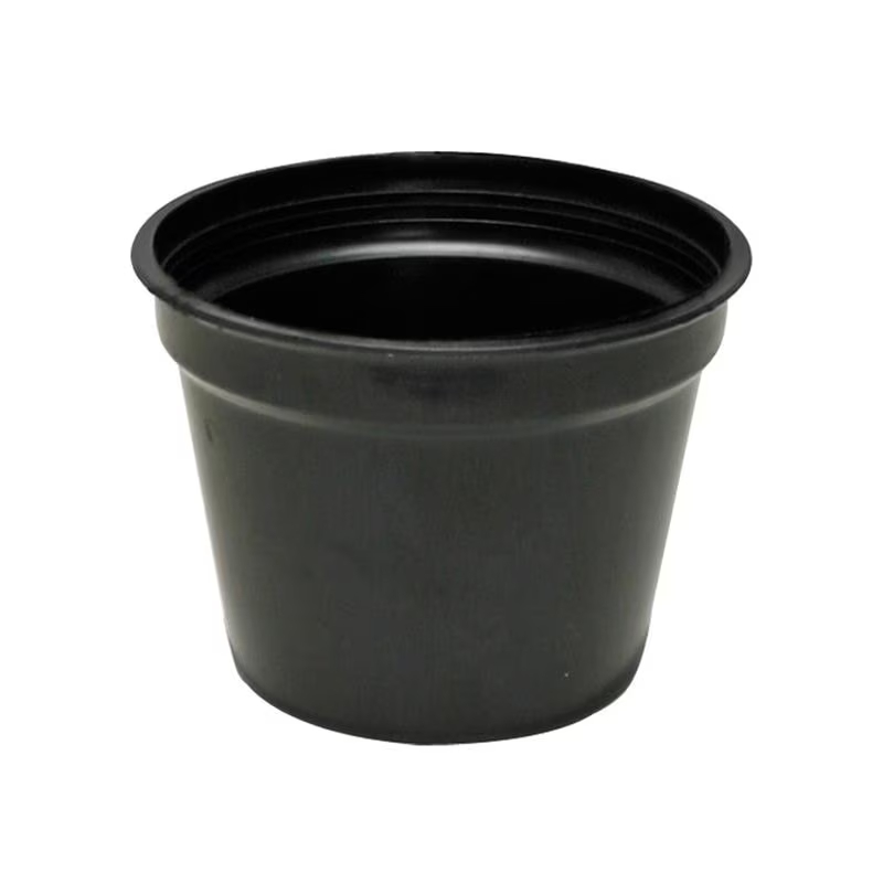 Vaso Plástico Para Jardinagem Flores Plantas Ornamentais Preto 22x17