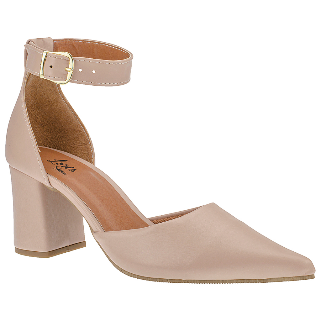 Sapato Scarpin Confort Salto Alto Grosso Promoção Macio 3078 - Women Shoes
