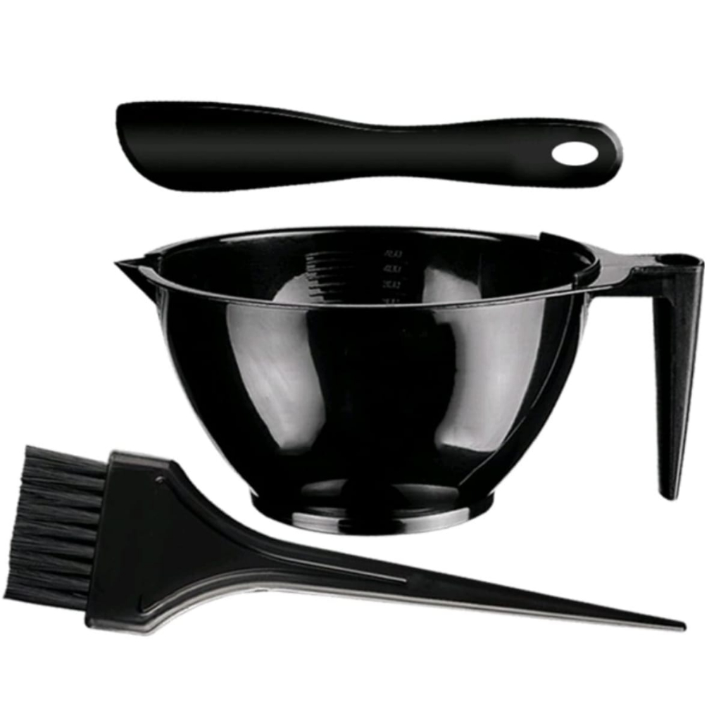 Kit Tintura Pote Cumbuca Pincel Espátula Cabeleireiro em Oferta na Shopee