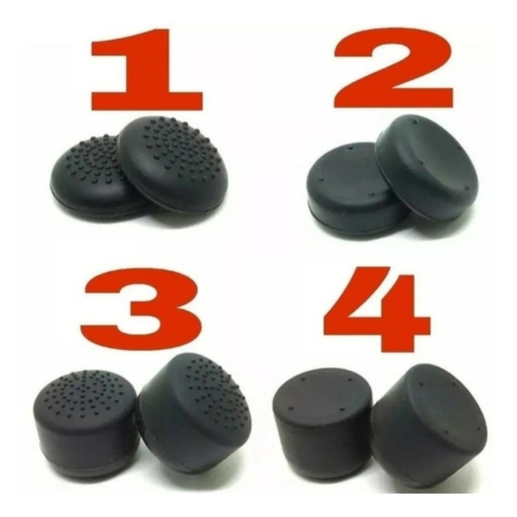 Kit 4 Protetor Extensor Kontrol Controle Manete Joystick Grip Ps2 Ps3 Ps4 Ps5 Xbox 360 One Uteis Modernos