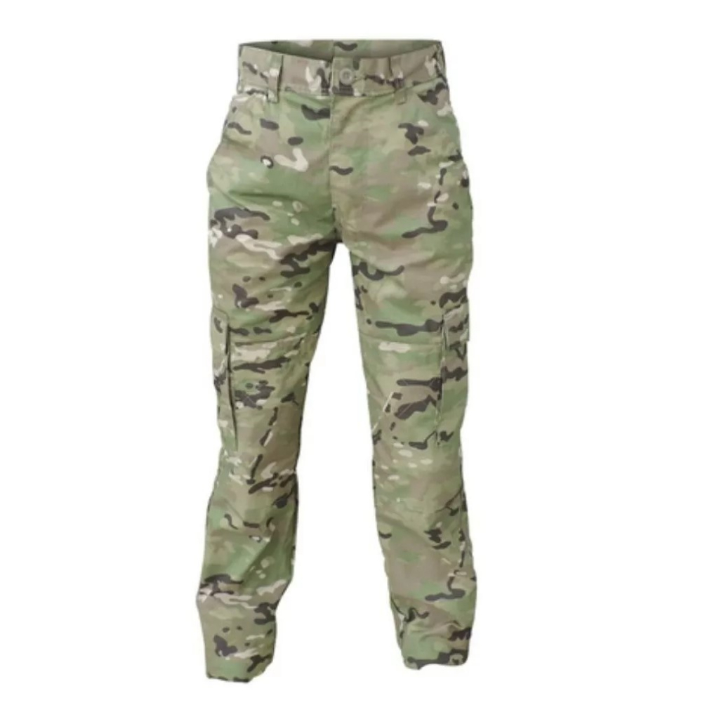 Calça Tática em Rip Stop 6 Bolsos Protecao Uv 50+ Cor: Multicam