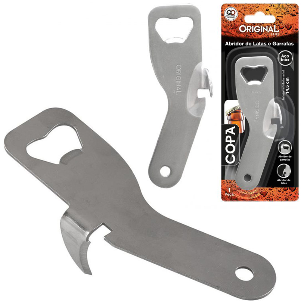 Abridor 14.5 cm de Latas e Garrafa Original Line