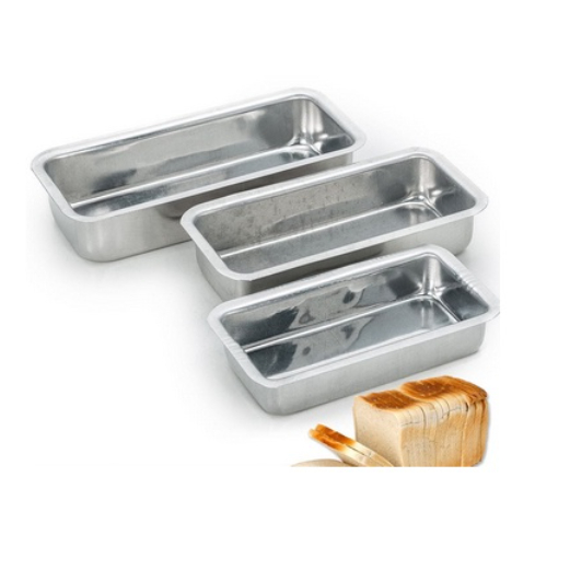 Kit Com 3 Formas Para Pão 21cm - Extra Alta