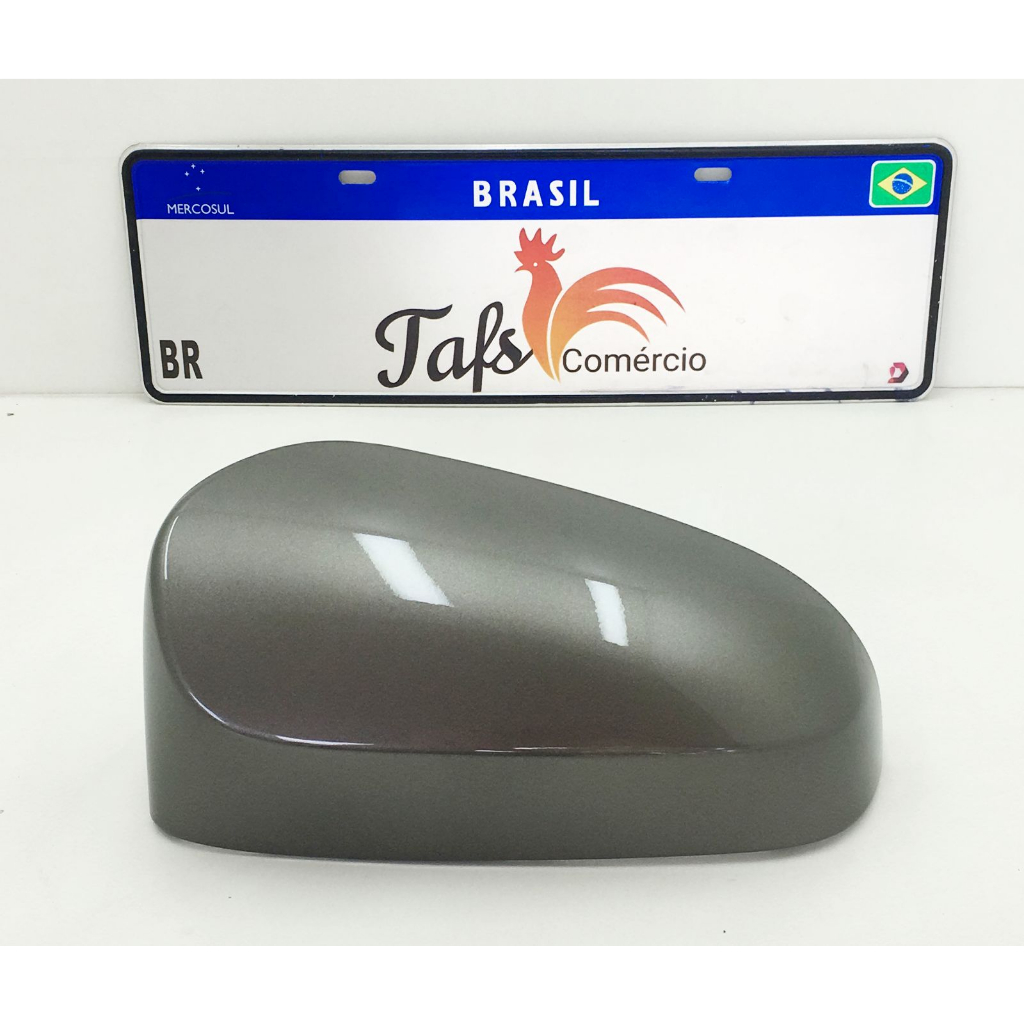 Capa Retrovisor Toyota Etios Sem Pisca Lado Motorista Metagal Cinza Cosmopolita