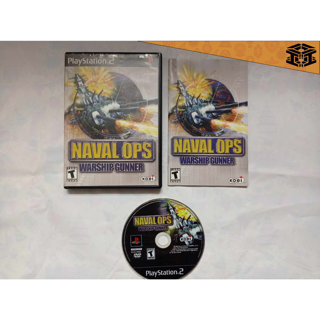 Naval Ops Warship Gunner Playstation 2 Ps2 Jogo Original Funcionando Perfeitamente