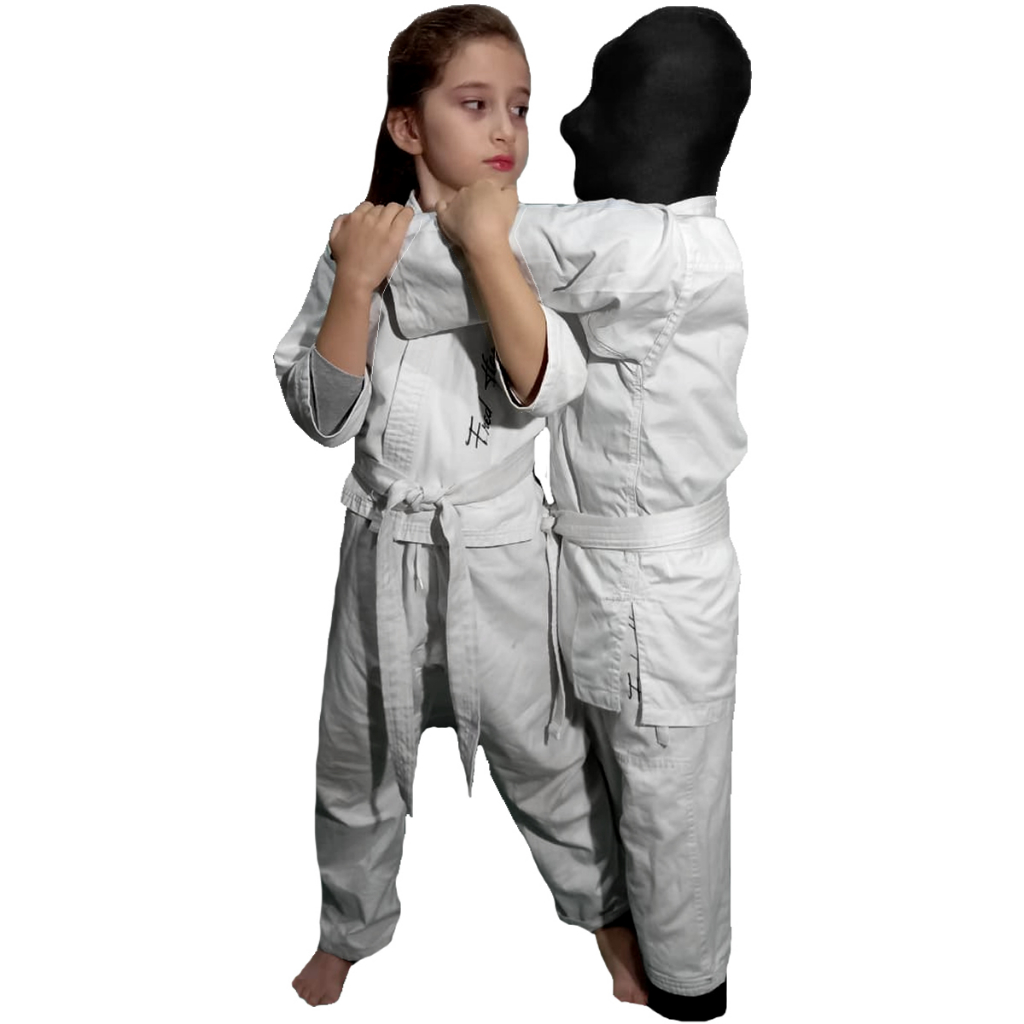 Boneco Simulador / Sparring p/ Treinos de Judô Fred Hard Infantil 120cm Cheio