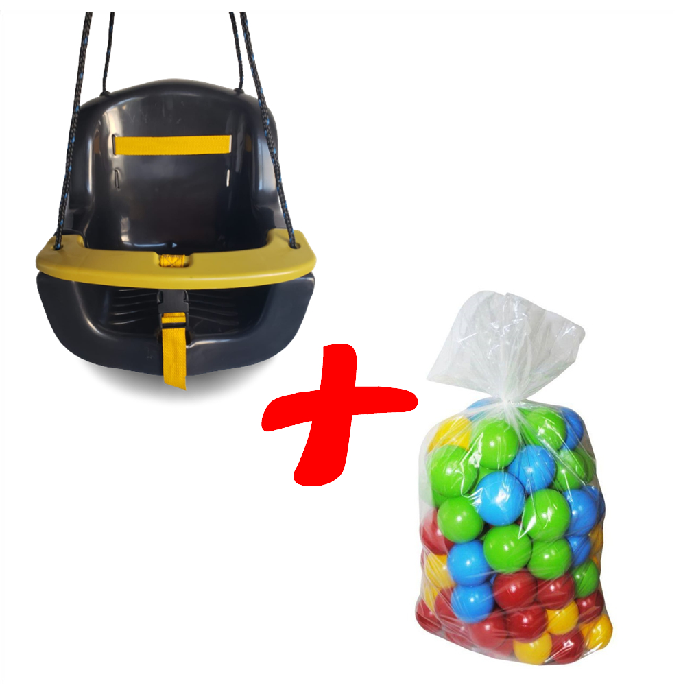 Balanço I Antil Preto Plástico Brinquedos Embalagem 50 Bolinhas Piscina Menor Preço — R$ 99,87 em Shopee