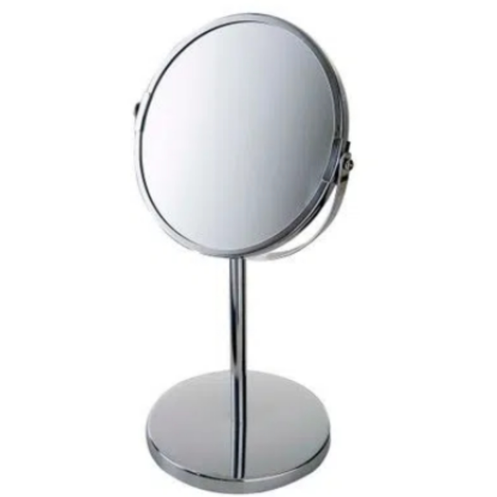 Espelho D Aumento Dupla Face Mor Com Pedestal Para Maquiagem em Oferta na Shopee