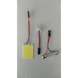 Placa Super Led Cob Carro 12v 10w 48 Chips Teto Porta Malas