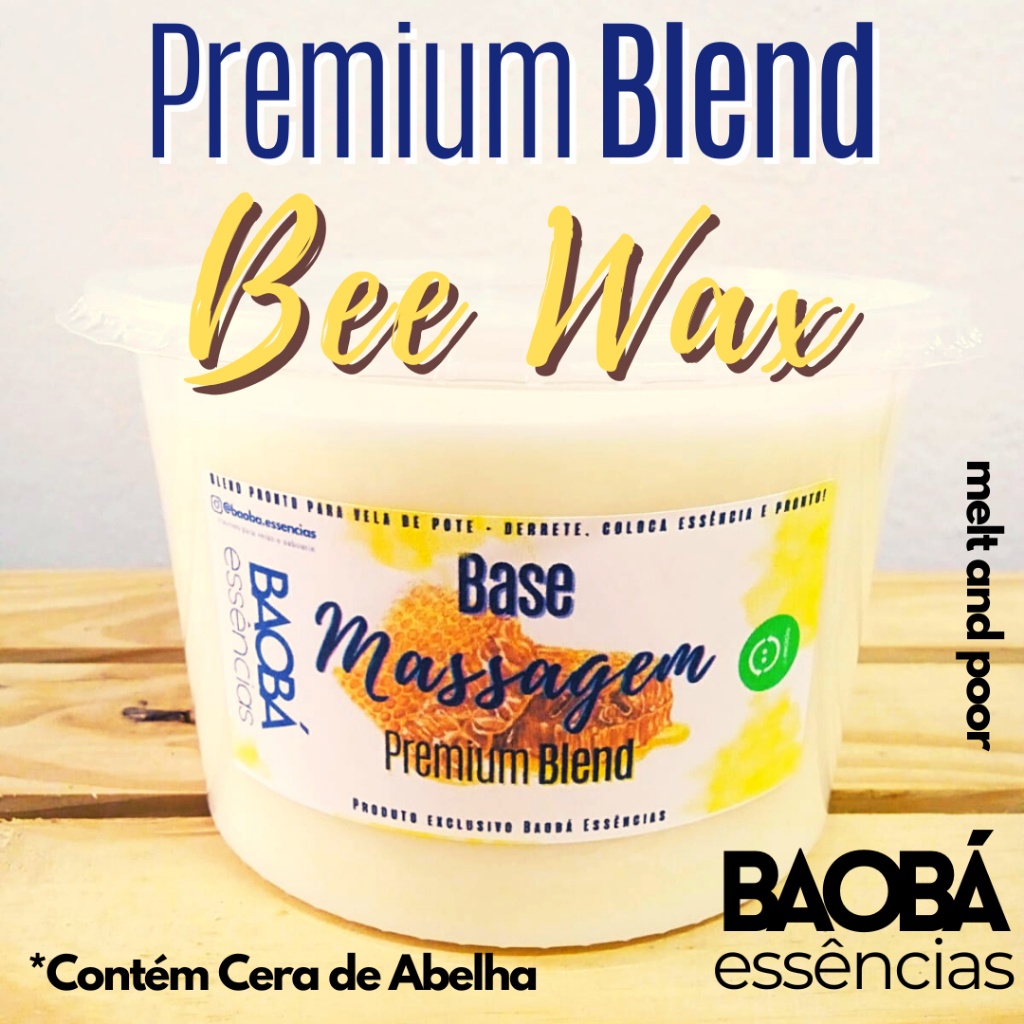 Premium Blend Base para Vela de Massagem - Bee Wax