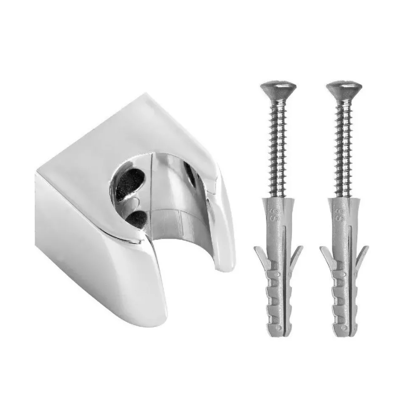 Suporte Para Mangueira Chuveiro Ducha Higiênica Bidê Abs Cromado