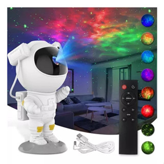 Luminária Galáxia Projetor De Luz Astronauta Multi Efeitos Com Controle Remoto 360º (diversos modelos) em Oferta na Shopee
