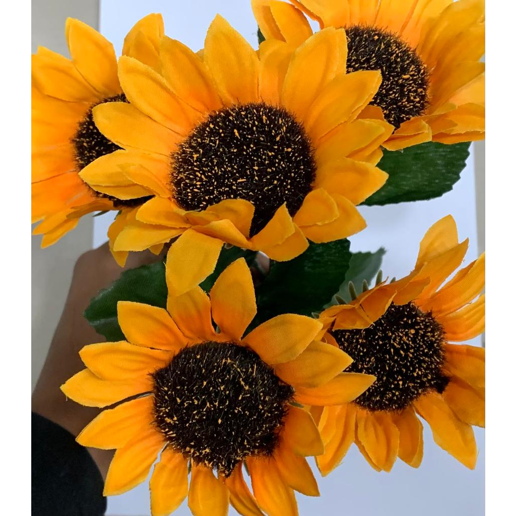 Buquê de Girassol artificial com 5 flores