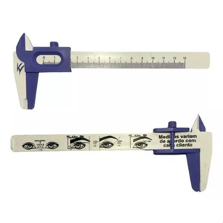 Paquimetro Com Medida e Trava Profissional Com 13cm Para Design de Sobrancelhas Klass Vough