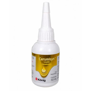 Ceruminsyn 50ml Loção para Limpeza Auricular de Cães e Gatos König em Oferta na Shopee