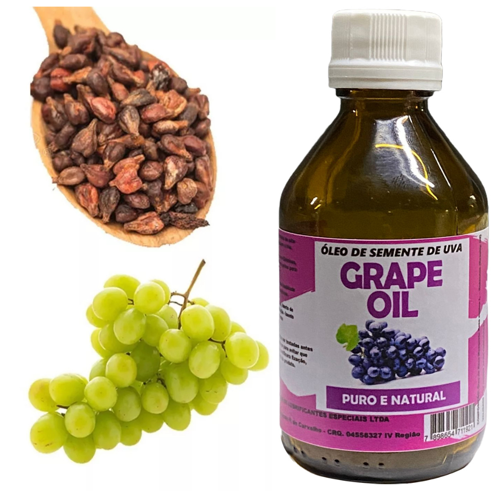 Óleo Essencial De Semente De Uva 100% Puro Natural 100ml em Oferta na Shopee