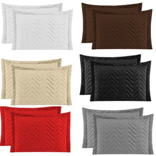 Kit 2 Capa Porta Travesseiro Fronha Matelasse 70CM x 50CM Cores Variadas - Savi