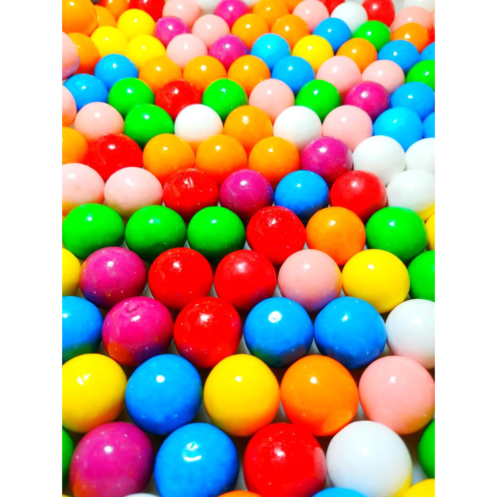 100 Chicletes Para Máquina De Bolinha Pula Pula 26mm Vending Machine. em Oferta na Shopee