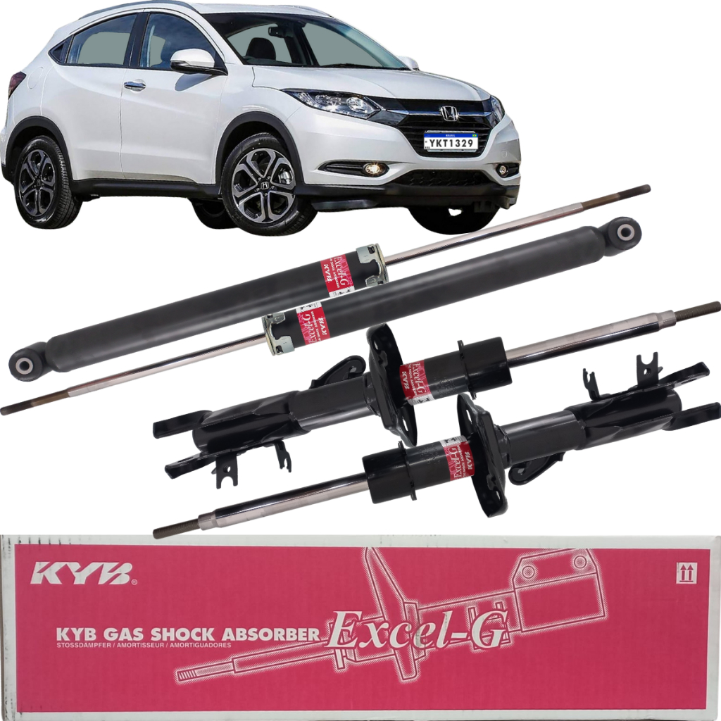 4 Amortecedores Originais KYB Excel-G HRV 2015 Até 2021