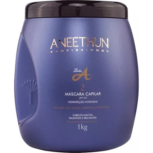 Máscara Capilar Silicone Aneethun Linha A 1kg em Oferta na Shopee
