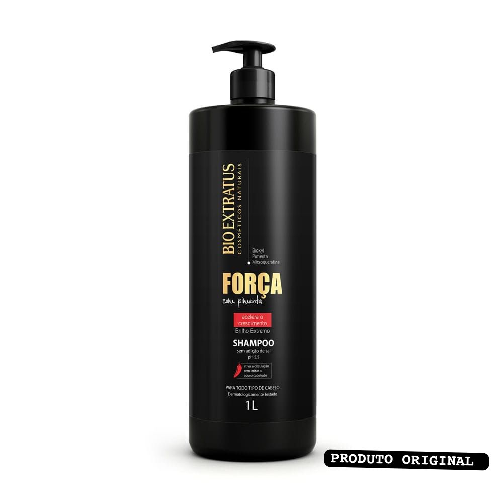Shampoo Força com Pimenta 1L Bio Extratus