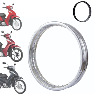 Aro De Roda Dianteiro Aço Honda Biz 100 110i 125 Mega Solda em Oferta na Shopee