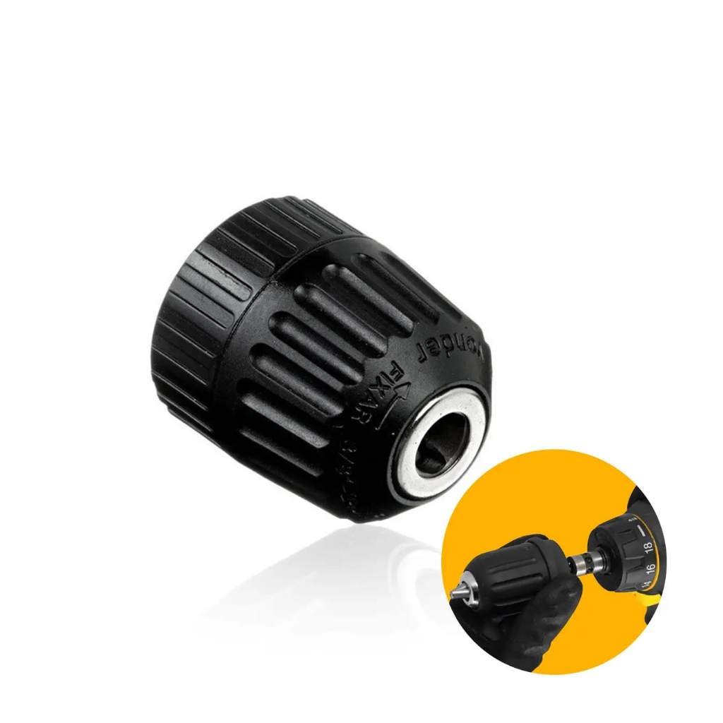 Mandril Para Parafusadeira E Furadeira De Rosca 0.8 A 10 Mm (SOMENTE MANDRIL)