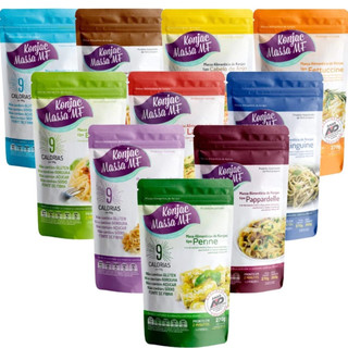 Kit 5 Massas Konjac Mf Zero Carboidratos, Sem Glúten 270g em Oferta na Shopee