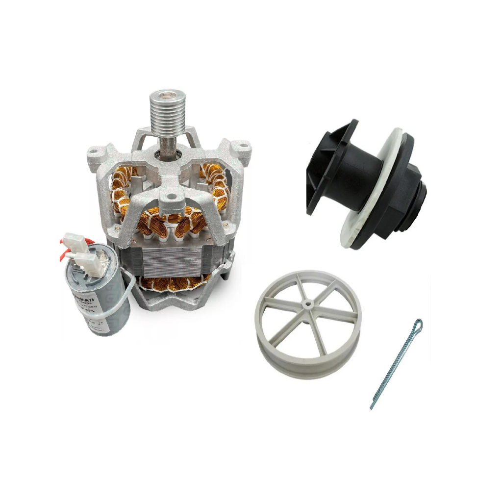 Motor Tanquinho Colormaq   + Cubo De Vedação + Polia do agitador