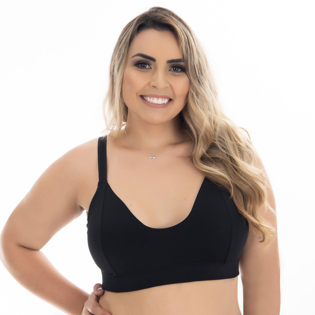 Sutiã Plus Size Confortável Sem Bojo Alça Reforçada com Sustentabilidade lingerie Feminina Confortável