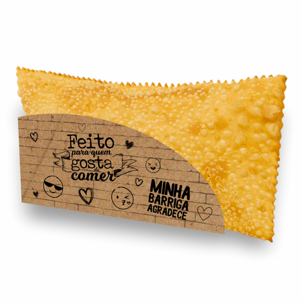 Embalagem de Papel Suporte para Pastel (500 Unidades)