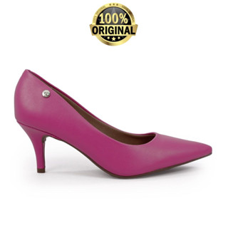 Scarpin Vizzano Salto Médio Bico Fino Feminino Rosa - Original com Nota Fiscal e Garantia