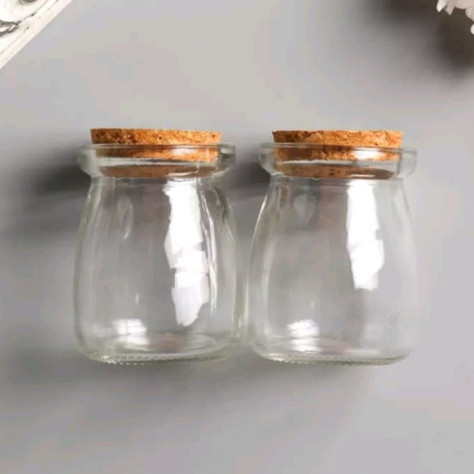 POTE SAIS DE VIDRO COM ROLHA 100ML REDONDO / LEMBRANCINHA / FESTA / DECORAÇÃO / PORTA TEMPERO