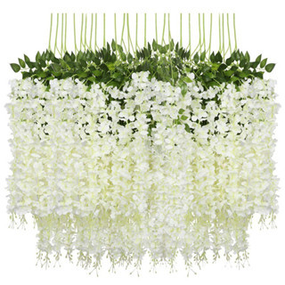 Buque pendurada Glicínias Artificial , Falso Vine Silk Penduradas Para O Casamento Casa Decorações Do Partido Jardim FL-3210