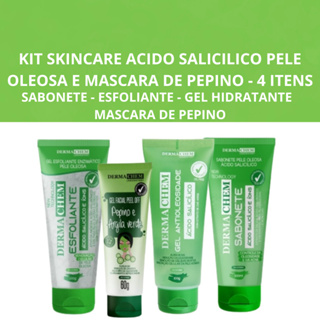 Kit Skin Care Antioleosidade Acido Salicilico Dermachem