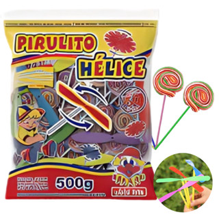 Pirulito Chaves Psicodélico Com Hélices Brinquedo 500g - Santa Rita
