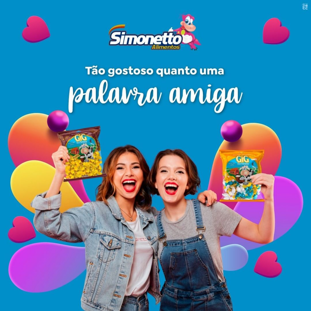 Bala Gig Leite Condensado 500 grs - Simonetto