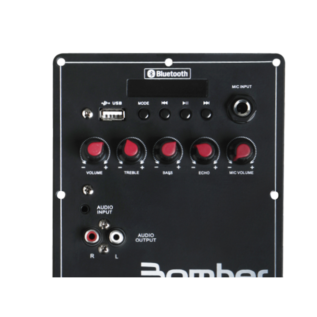 Detalhes do Amplificador Bomber AC 150W 4 Ohms Bluetooth Bivolt