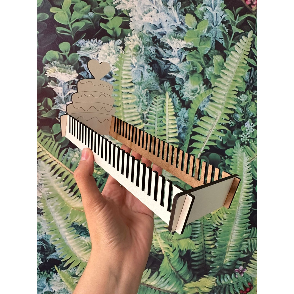 Suporte em MDF 3mm para Espátula Decorativa