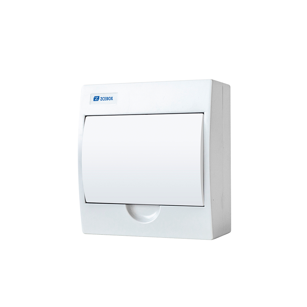 Quadro Caixa Distribuição Branco 8 Disjuntores Sobrepor DIN