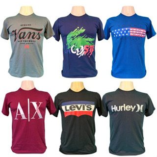Kit de 06 camisetas, camisa, blusa masculina. Tamanhos normais e plus size.