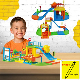 Pista de Carrinhos Corrida Baby Animal Brinquedo Na Solapa DIVPLAST 143