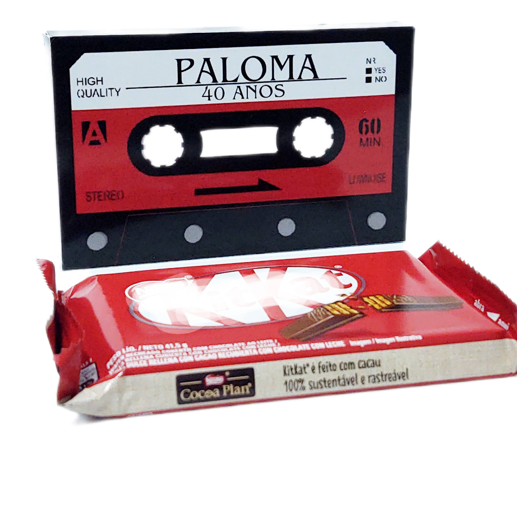 Caixinha Retro Jukebox Fita K7 Radio TV Disco Vinil Anos 60 70 80 90 Caixa Porta Chocolate barra chocolate em Oferta na Shopee