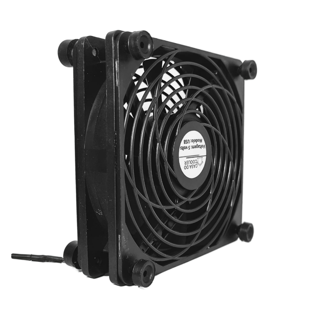 Ventoinha Top Cooler Fan Dia e Noite 12cm USB