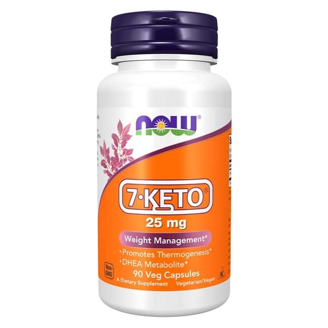 7 Keto 25Mg 90 caps now foods!! Original c/ NF em Oferta na Shopee