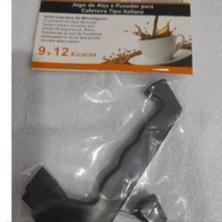 Alça para cafeteira italiana 3 /6 / 9 e 12 xícaras com puxador